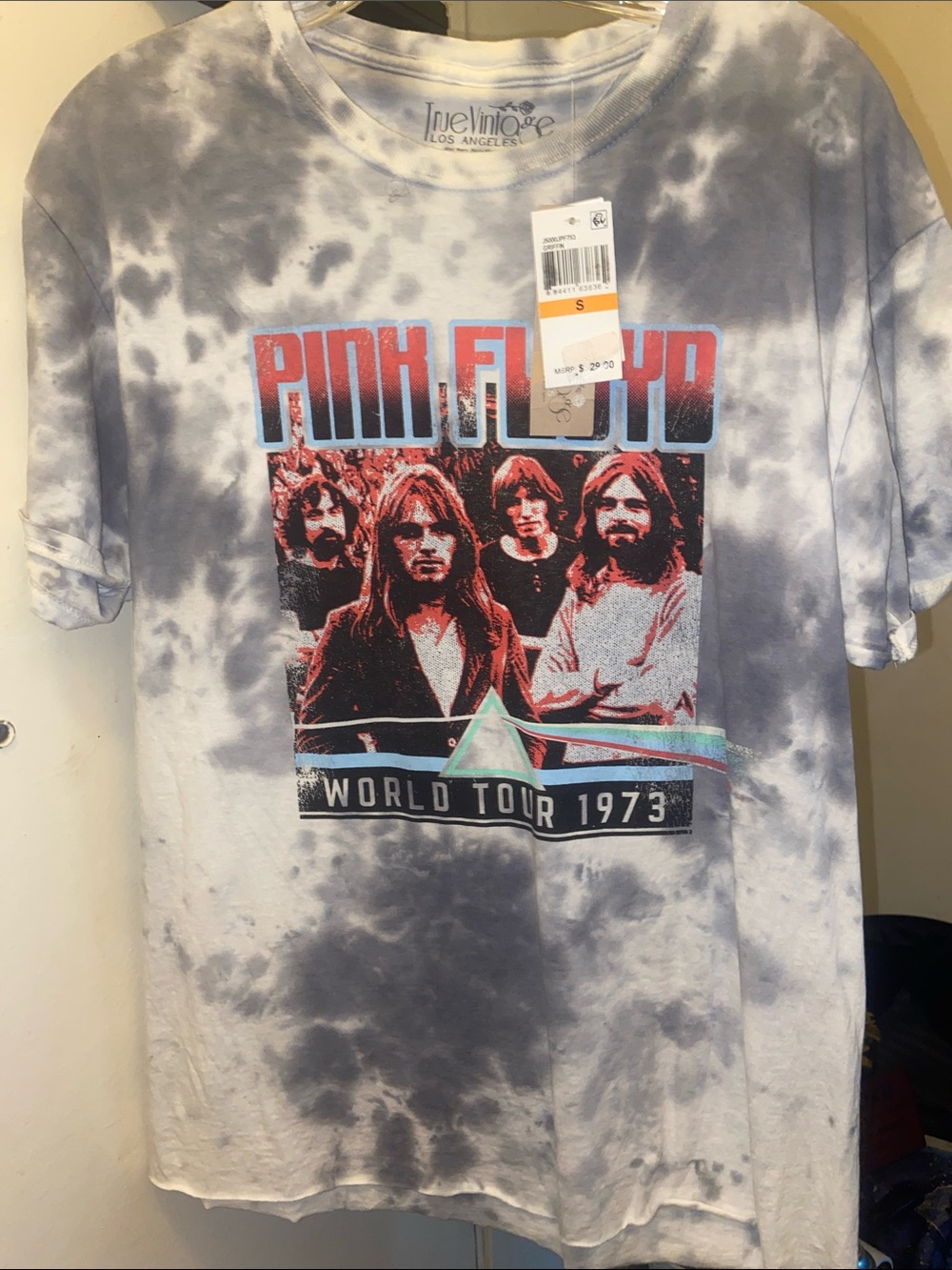 Pink Floyd World Tour 1973 Tie-Dye Band Tee
(Small)